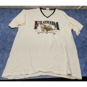 Vintage Florida Sunshine State Alligator Joe Cool T Shirt Size XL